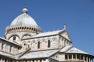 Fototapeta na wymiar Cathedral Piazza dei Miracoli Pisa Tuscany Italy