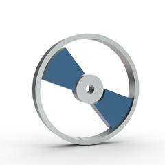 3d Icon CD Silber
