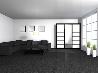modern livingroom interior