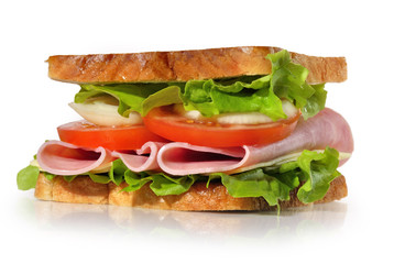 Magnífico emparedado.