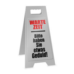 aufsteller wartezeit I