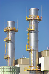 Fototapeta na wymiar Industrial Towers