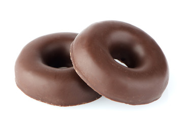 Chocolate donut cookies