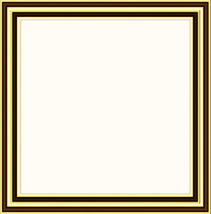 Obraz premium Illustration of golden frame