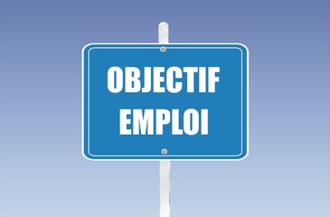 panneau objectif emploi