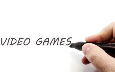 Video Games hand Written