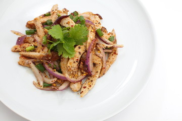 Thai Spicy Grilled Pork Salad