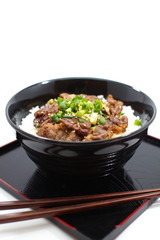 Beef bowl , japanese food