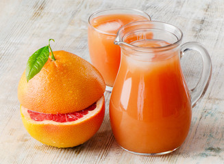 Grapefruit juice and  grapefruit