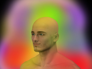 Aura, human energybody, chakra, energy