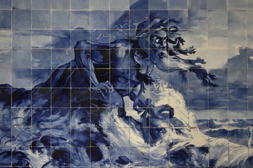 Azulejo Wandbild