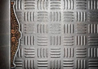 Fototapeta premium metal on wall