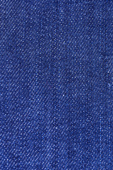 Macro Detail of blue jeans fabric
