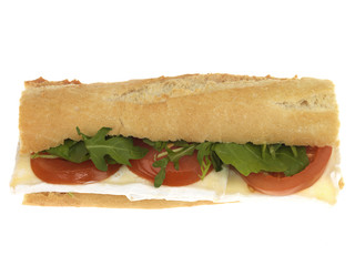 Brie Cheese and Tomato Roll