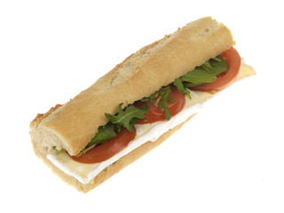 Brie Cheese and Tomato Roll