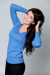 Fototapeta premium Beautiful young woman