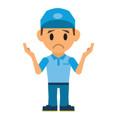 配達員　お手上げ