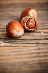 Dried hazelnuts