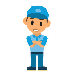 配達員　考える