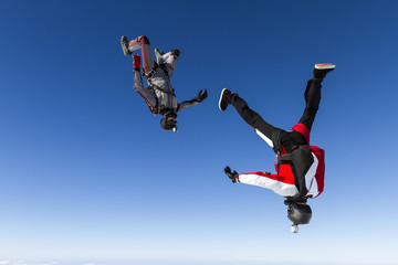 Obraz na płótnie Canvas Skydiving photo.
