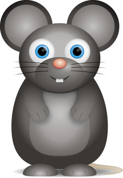 kleine schwarze Maus