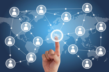 Touchscreen Social Media