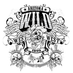 T-Shirt Print Wild West