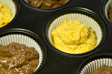 Muffins in der Form
