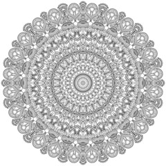 Asian ornamental lace. Decorative mandala