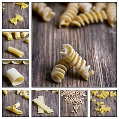 Collage - Italian pasta