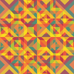 Abstract multicolored decorative geometric background