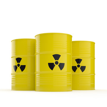 Atommüll Tonnen - nuklearer Abfall