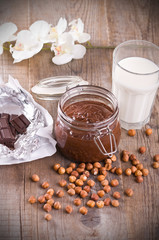 Chocolate hazelnut spread.