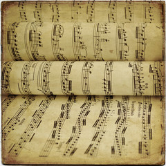 Old musical score