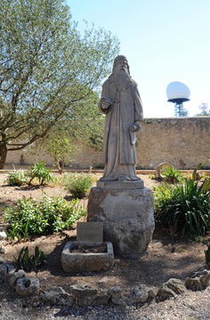 Statue de Raymond Lulle au sanctuaire de Cura d'Algaida &agrave; Majorq