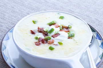 Gluten Free Potato and Bacon Soup
