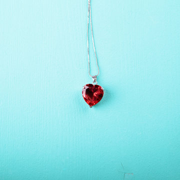 red heart, jewelry