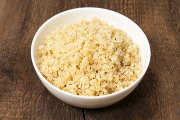 cooked bulgur