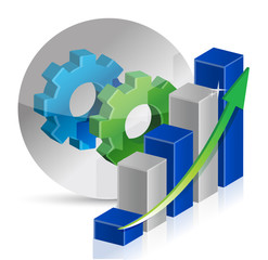 Obraz premium gear Business