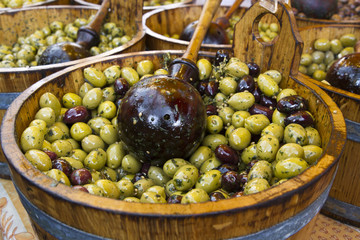 Olives from the Borough Market in London