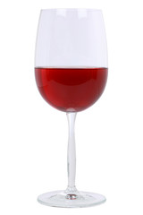 Rotwein im Glas