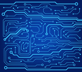 abstract technology circuit board vector background