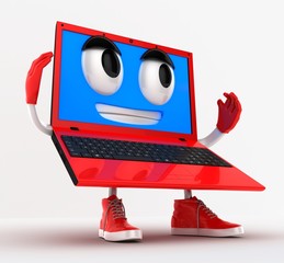 Cartoon computer