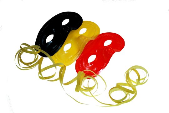 Mascherine di carnevale bandiera della Germania