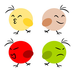 Little bird emotion feeling