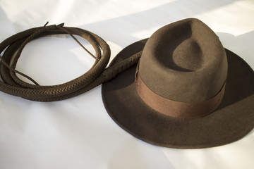 hat and whip