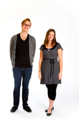 Fototapeta premium Portrait of a Couple in Studio