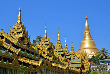 Fototapeta premium Shwedagon Paya in Yangon,Myanmar