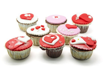 Valentine cupcakes
