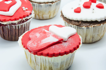 Valentine cupcakes